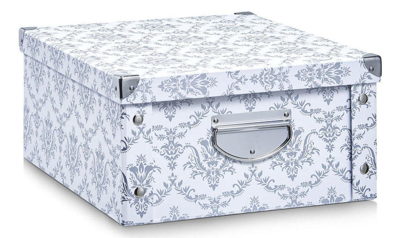 Zeller Aufbewahrungsbox vintage 19,2 l - 33,0 x 40,0 x 17,0 cm weiß, vintage