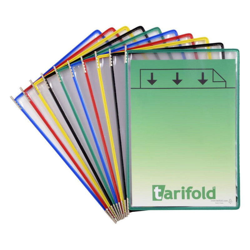 tarifold Sichttafeln DIN A4 farbsortiert