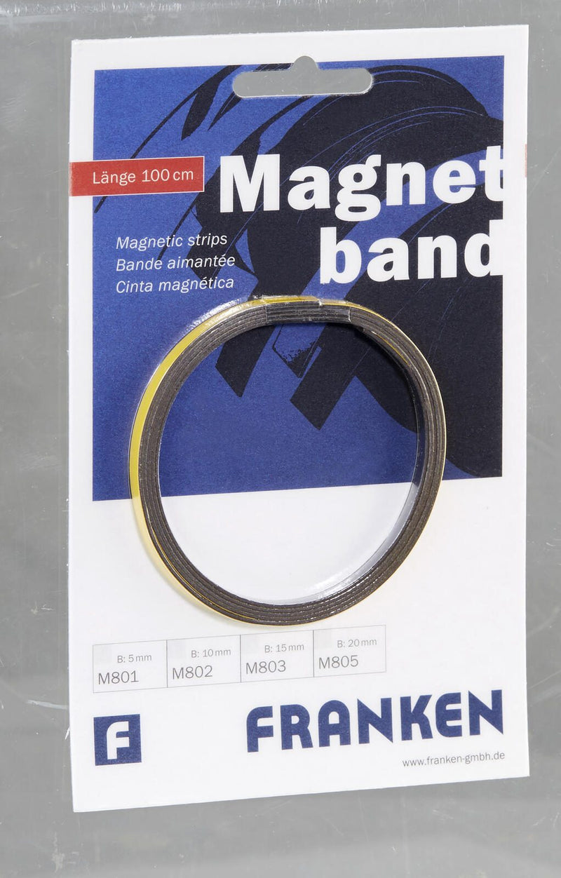 FRANKEN Magnetband 0,5 x 100,0 cm gelb