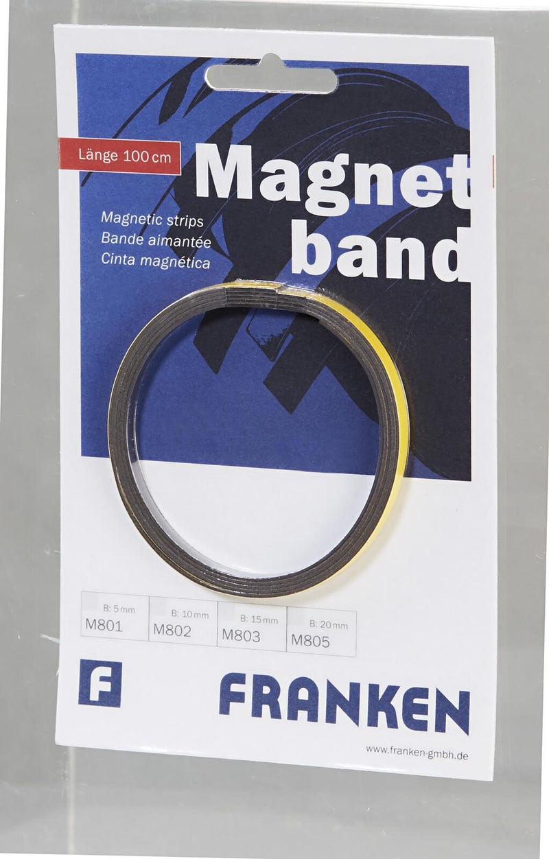 FRANKEN Magnetband 0,5 x 100,0 cm gelb