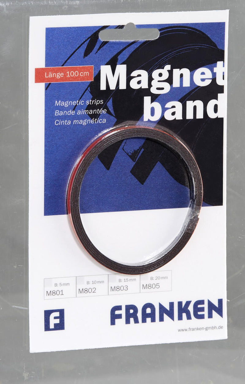 FRANKEN Magnetband 0,5 x 100,0 cm rot