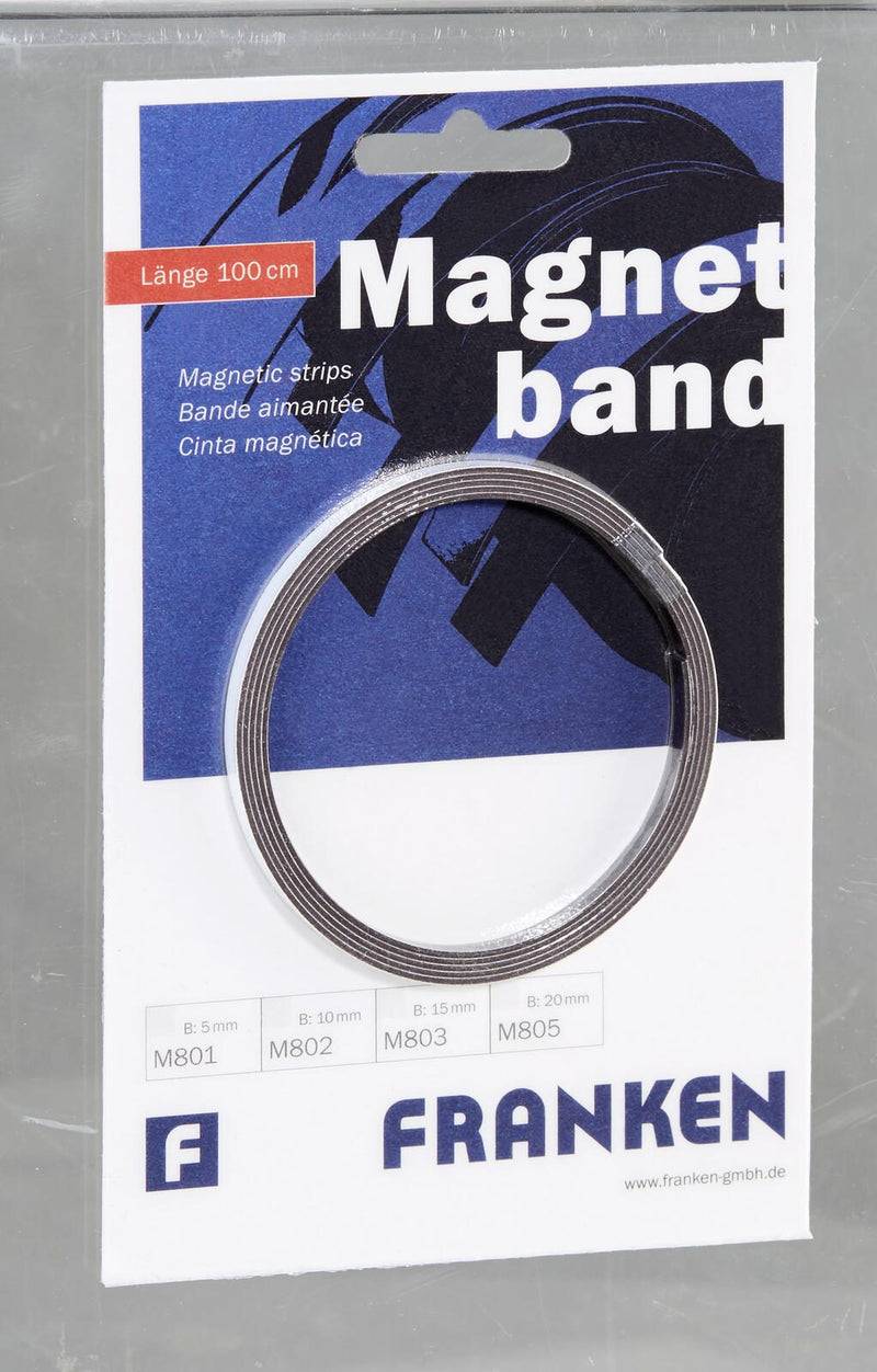 FRANKEN Magnetband 0,5 x 100,0 cm weiß