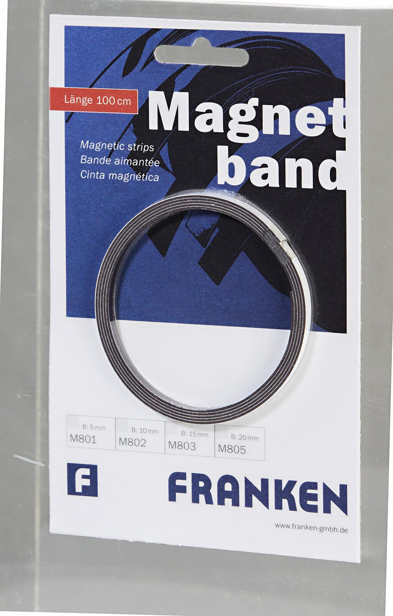 FRANKEN Magnetband 0,5 x 100,0 cm weiß