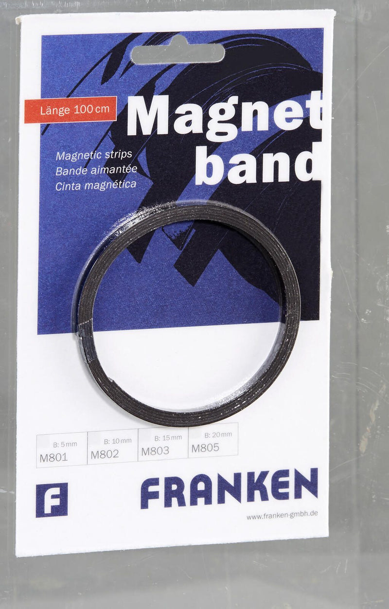 FRANKEN Magnetband 0,5 x 100,0 cm schwarz