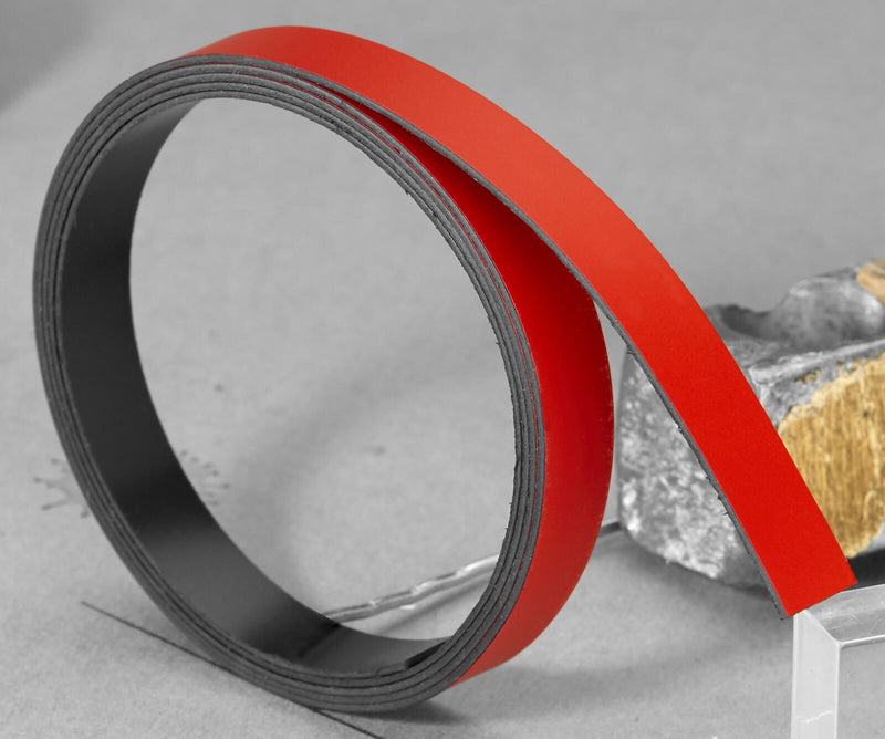 FRANKEN Magnetband 1,0 x 100,0 cm rot