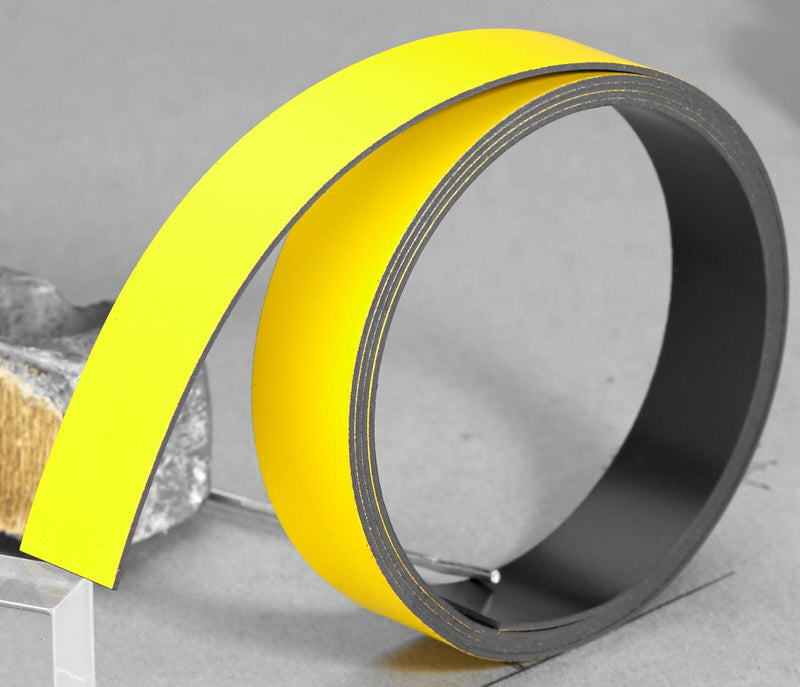 FRANKEN Magnetband 1,5 x 100,0 cm gelb