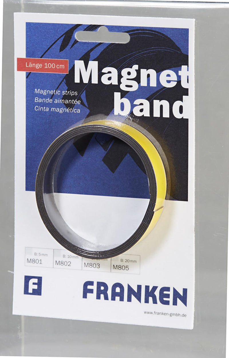 FRANKEN Magnetband 1,5 x 100,0 cm gelb