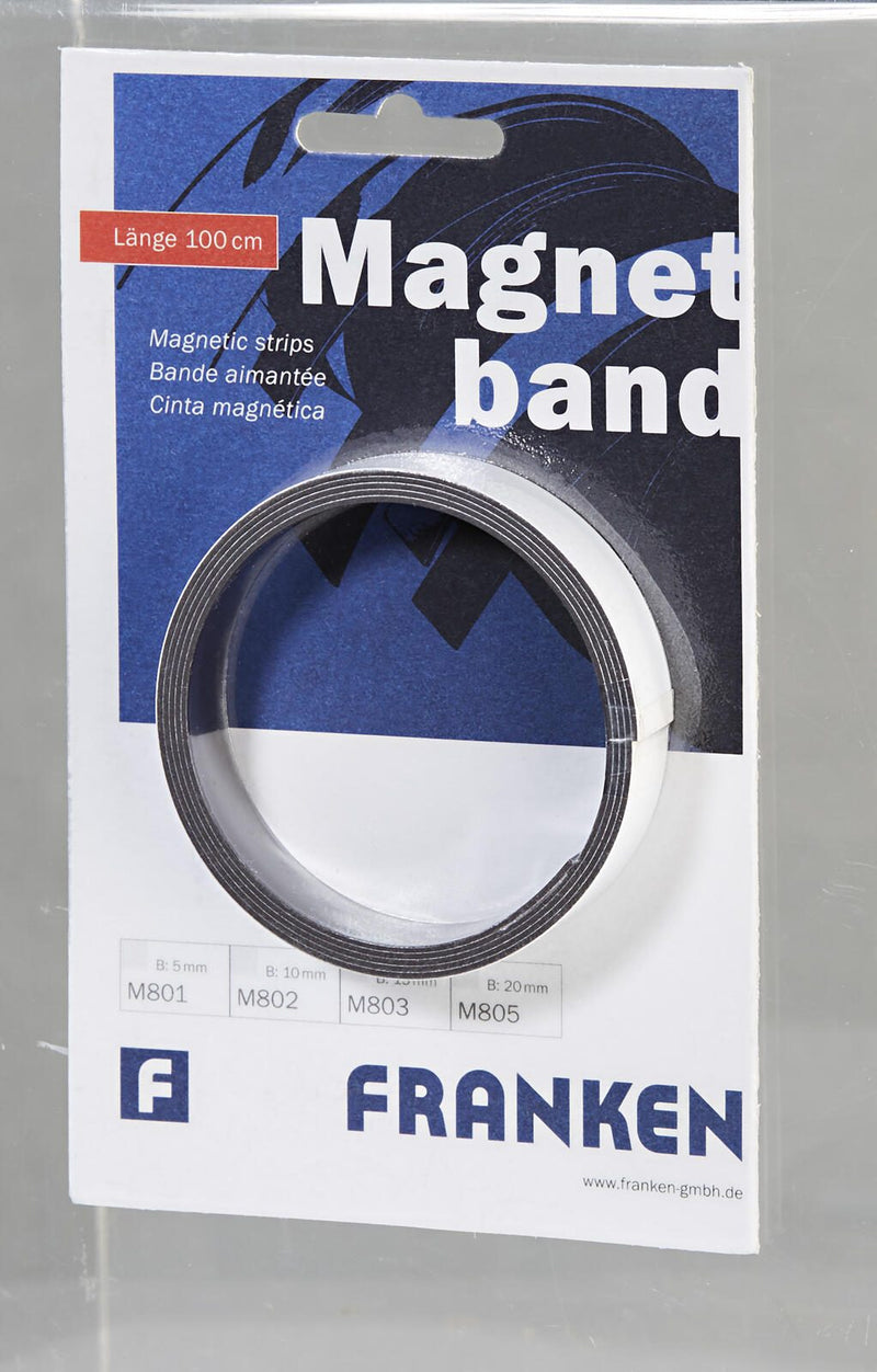 FRANKEN Magnetband 1,5 x 100,0 cm weiß