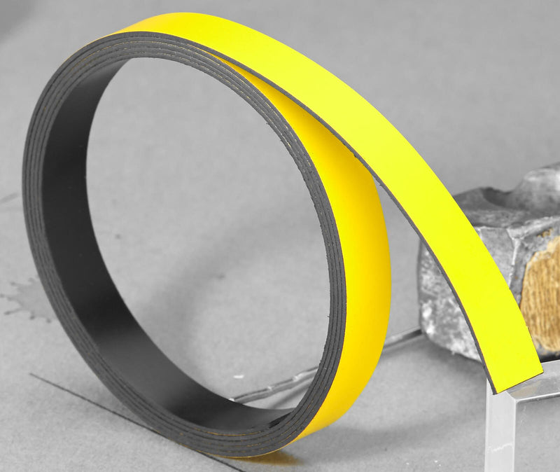 FRANKEN Magnetband 1,0 x 100,0 cm gelb