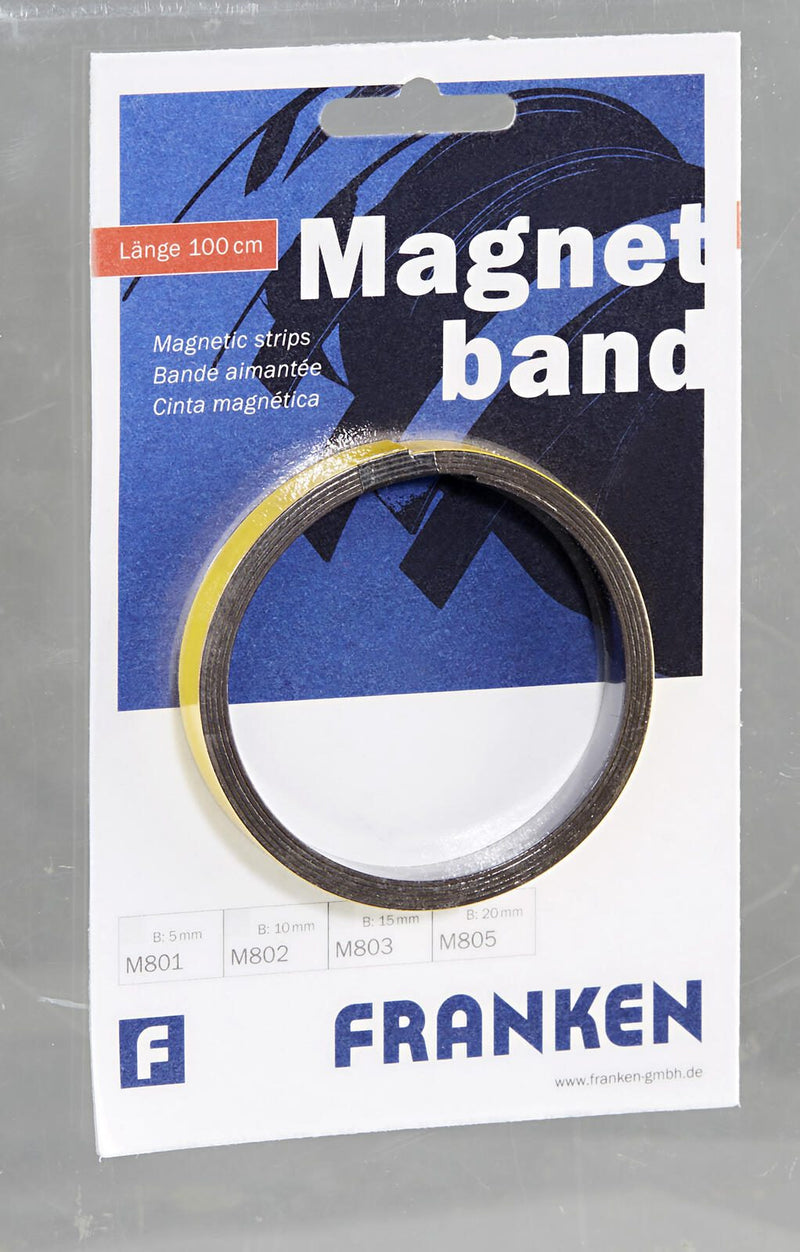FRANKEN Magnetband 1,0 x 100,0 cm gelb