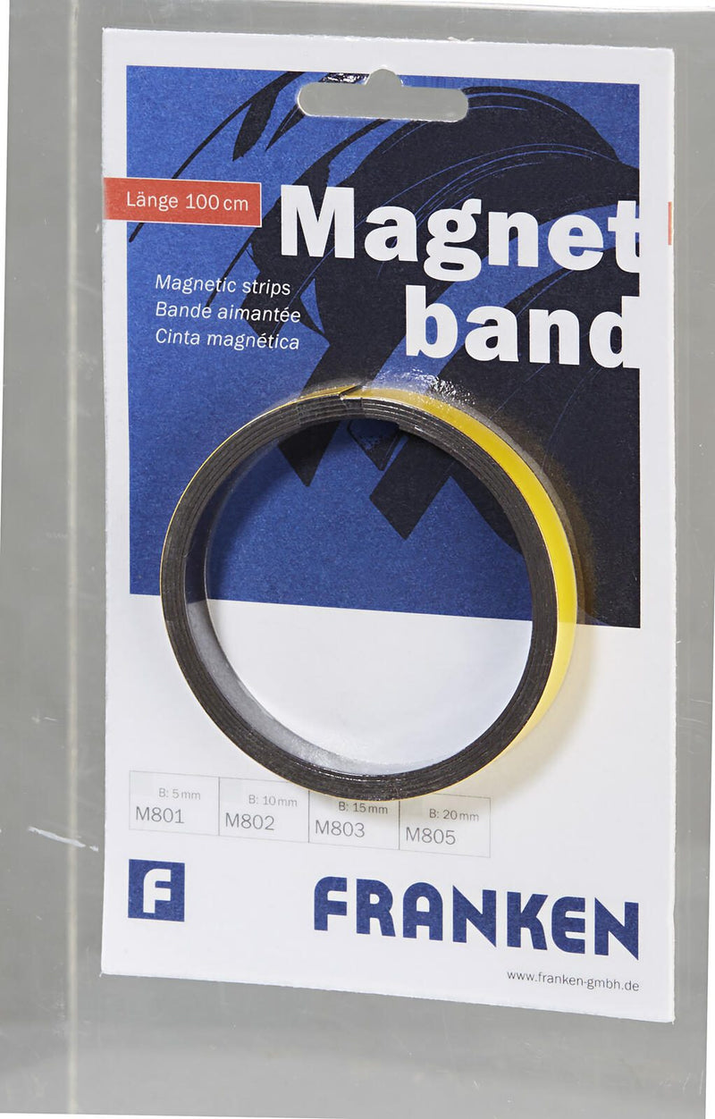 FRANKEN Magnetband 1,0 x 100,0 cm gelb