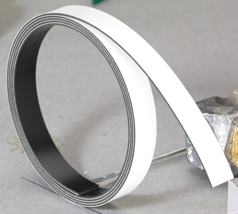 FRANKEN Magnetband 1,0 x 100,0 cm weiß