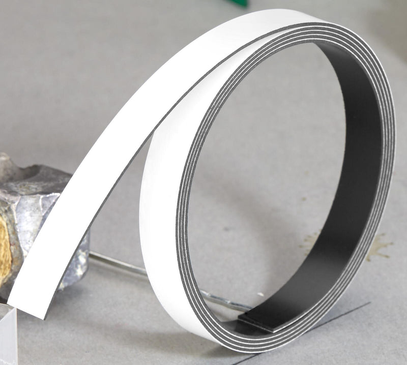 FRANKEN Magnetband 1,0 x 100,0 cm weiß