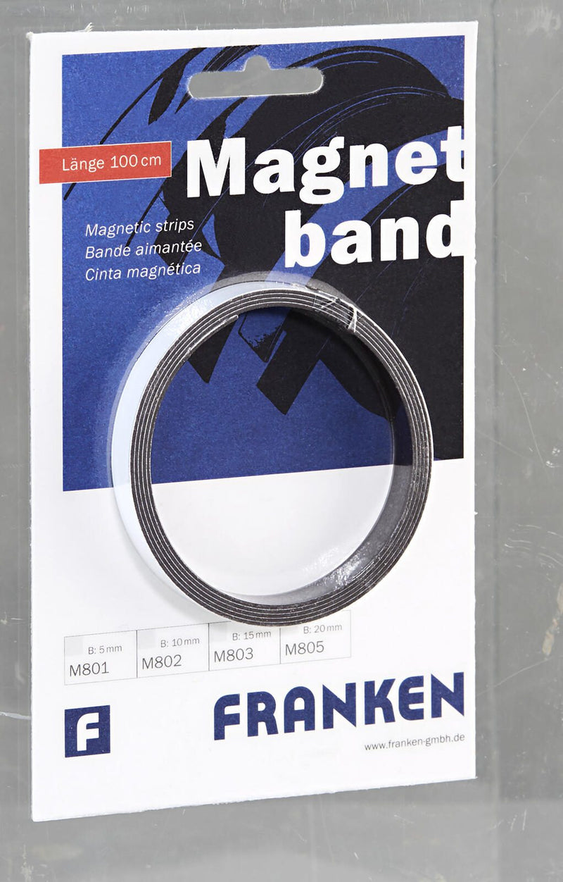 FRANKEN Magnetband 1,0 x 100,0 cm weiß