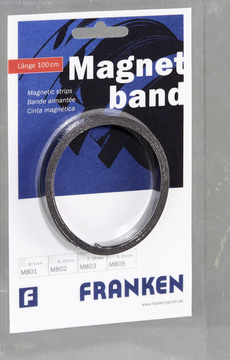 FRANKEN Magnetband 1,0 x 100,0 cm schwarz
