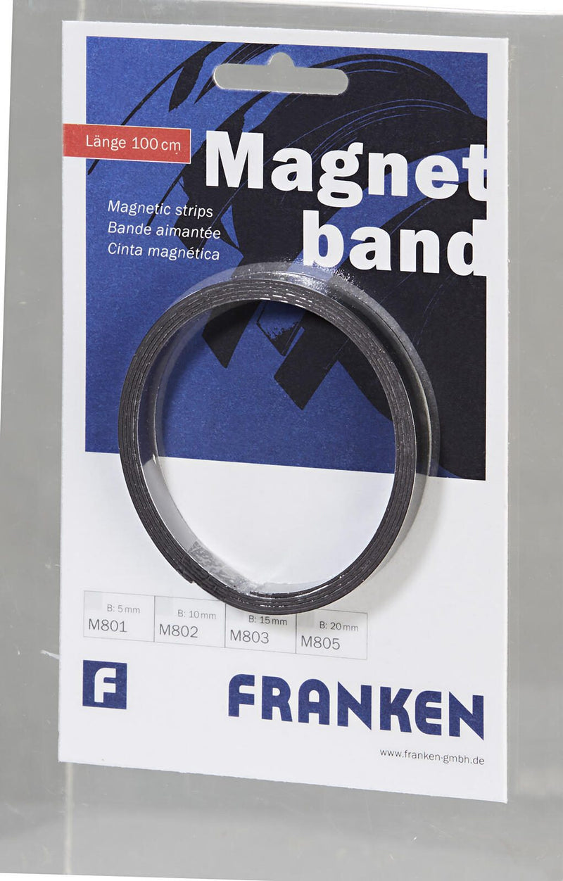 FRANKEN Magnetband 1,0 x 100,0 cm schwarz