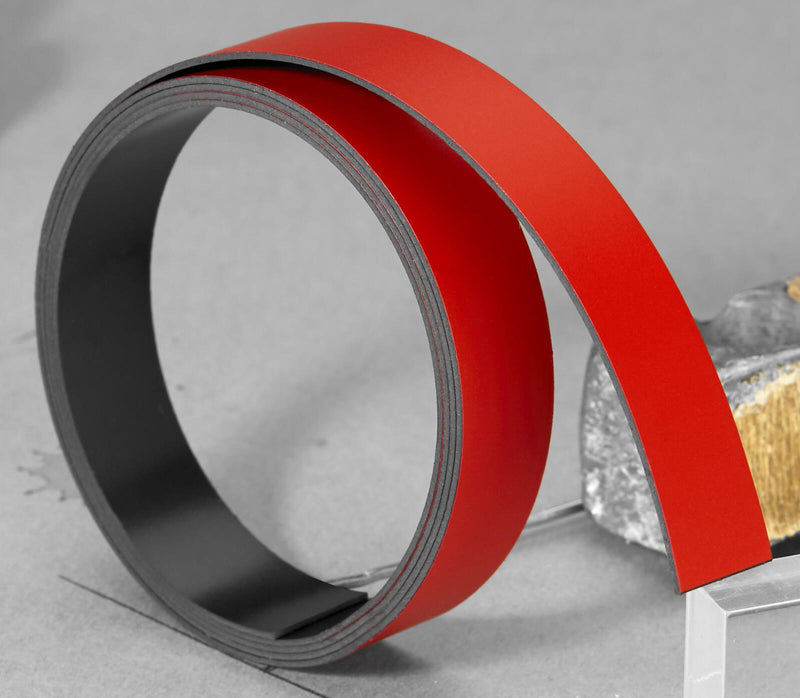 FRANKEN Magnetband 1,5 x 100,0 cm rot