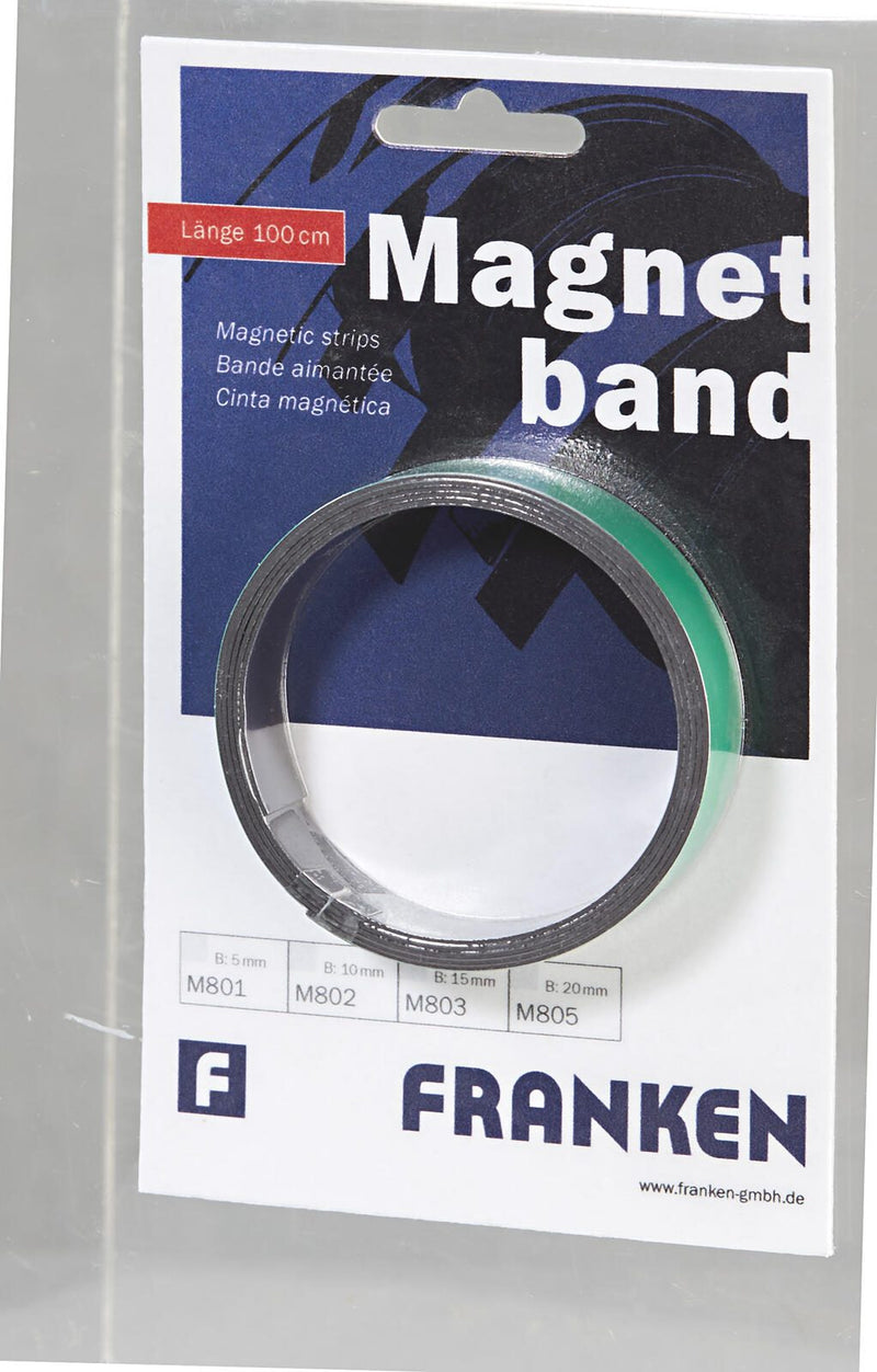 FRANKEN Magnetband 1,5 x 100,0 cm grün