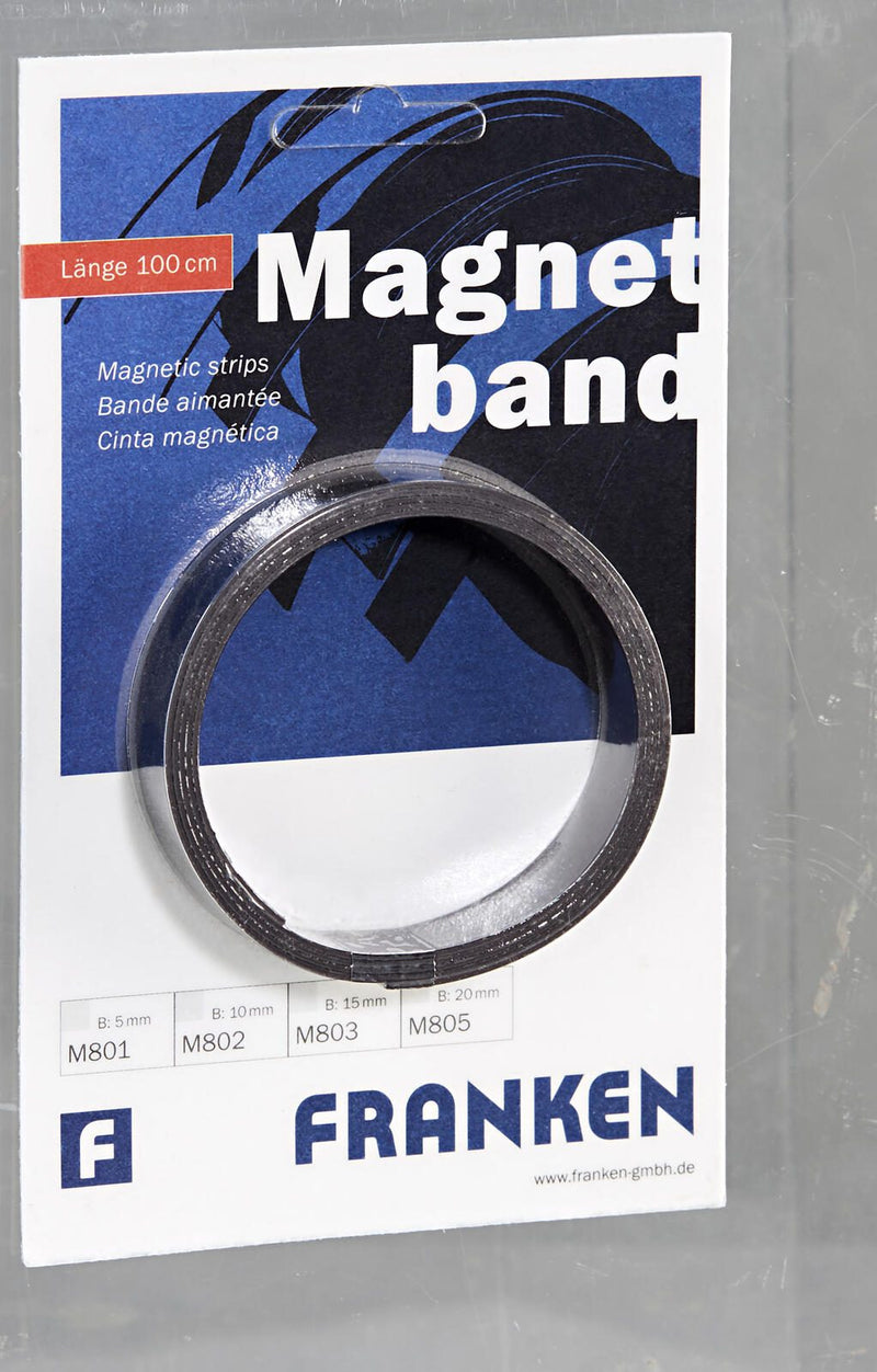 FRANKEN Magnetband 1,5 x 100,0 cm schwarz
