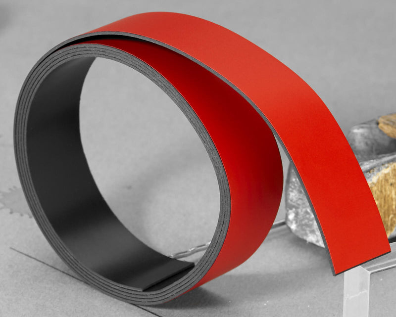 FRANKEN Magnetband 2,0 x 100,0 cm rot