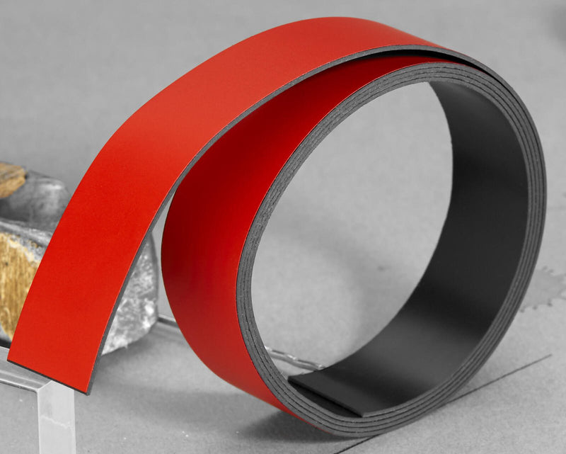 FRANKEN Magnetband 2,0 x 100,0 cm rot