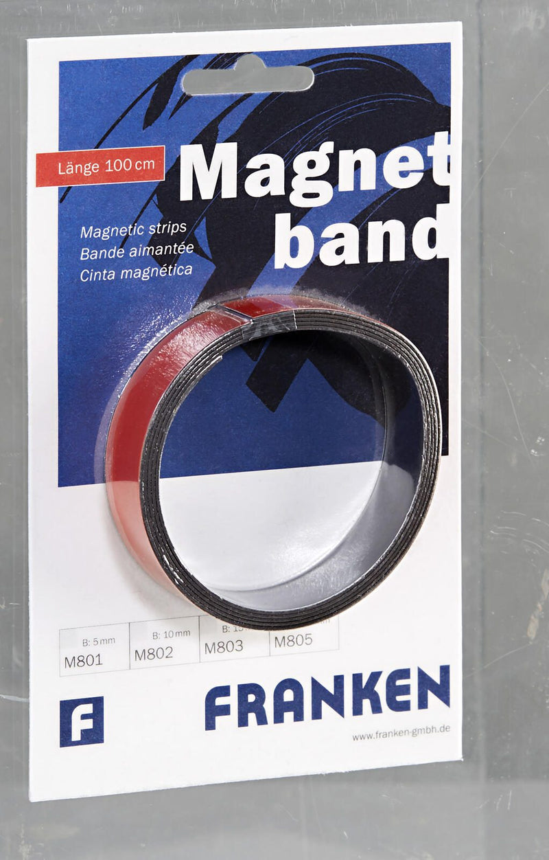FRANKEN Magnetband 2,0 x 100,0 cm rot
