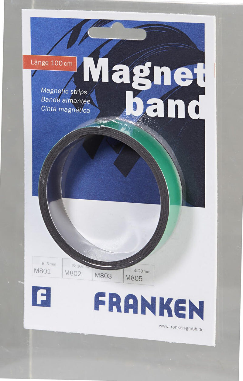 FRANKEN Magnetband 2,0 x 100,0 cm grün