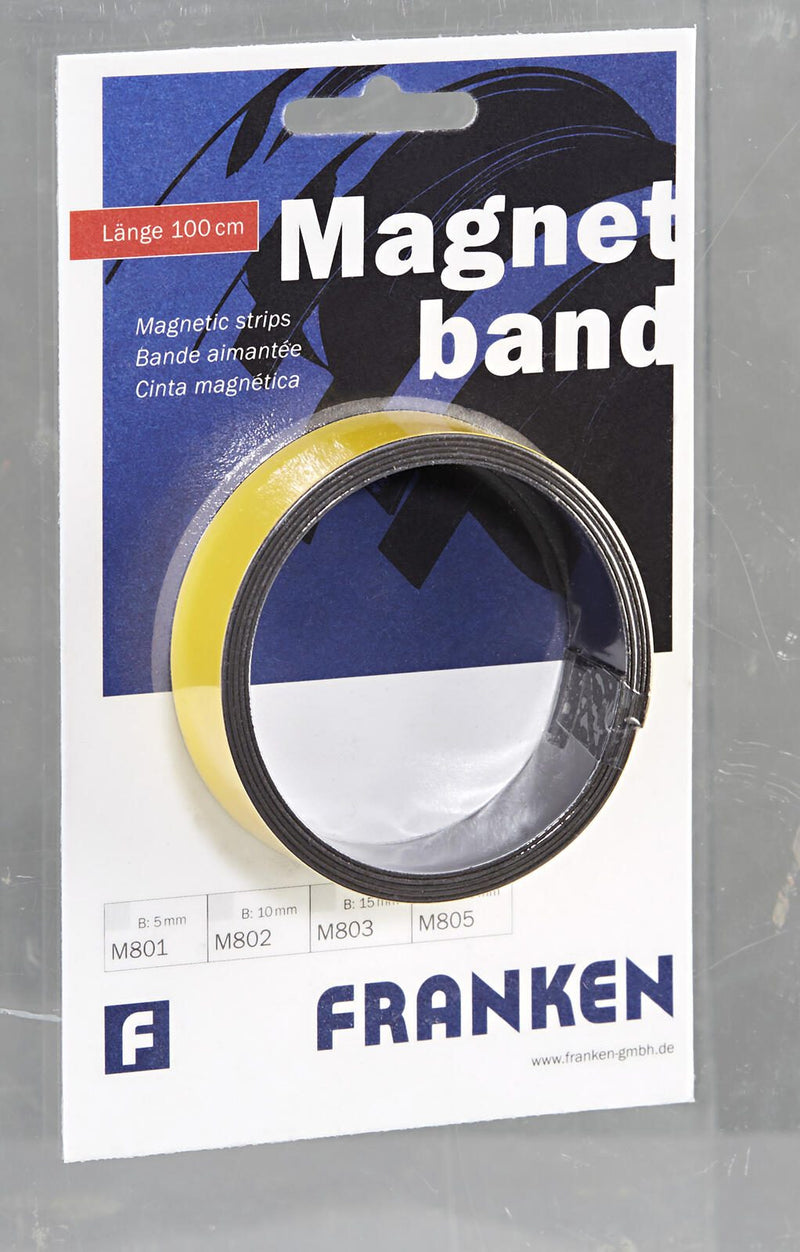 FRANKEN Magnetband 2,0 x 100,0 cm gelb