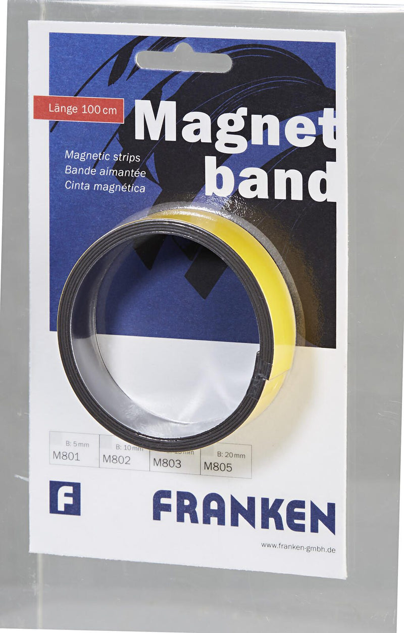FRANKEN Magnetband 2,0 x 100,0 cm gelb