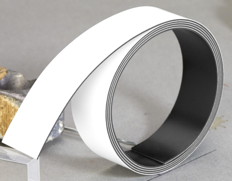 FRANKEN Magnetband 2,0 x 100,0 cm weiß