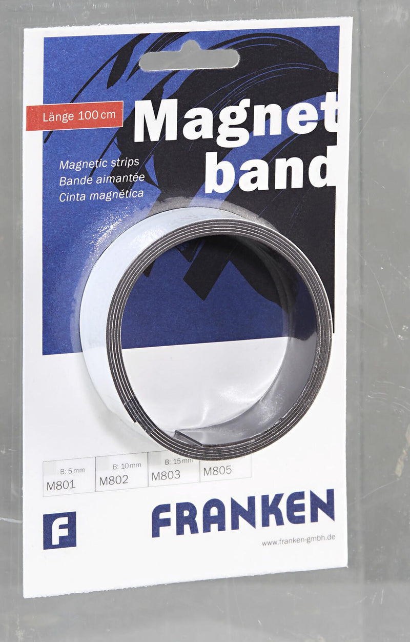 FRANKEN Magnetband 2,0 x 100,0 cm weiß