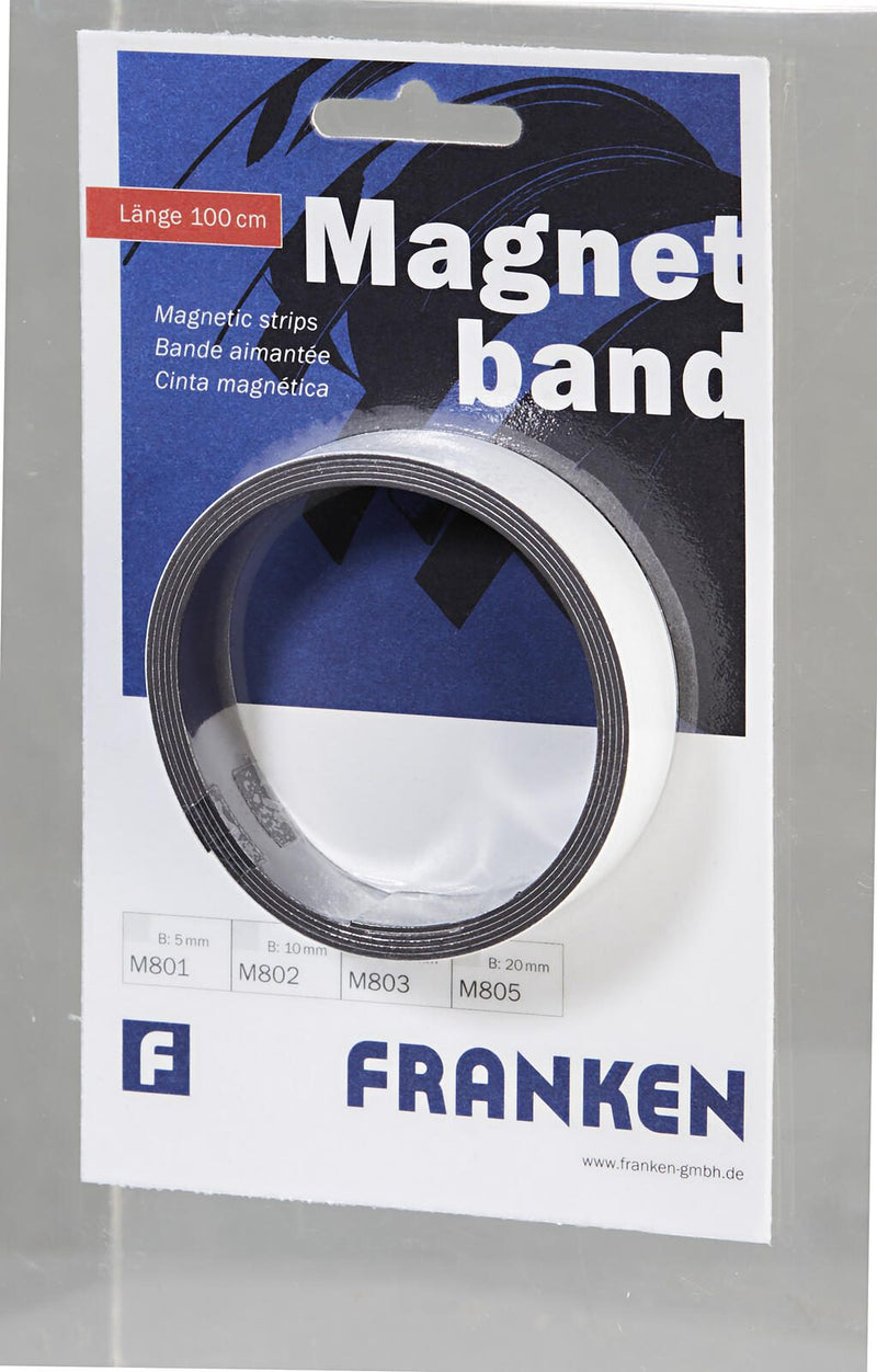 FRANKEN Magnetband 2,0 x 100,0 cm weiß
