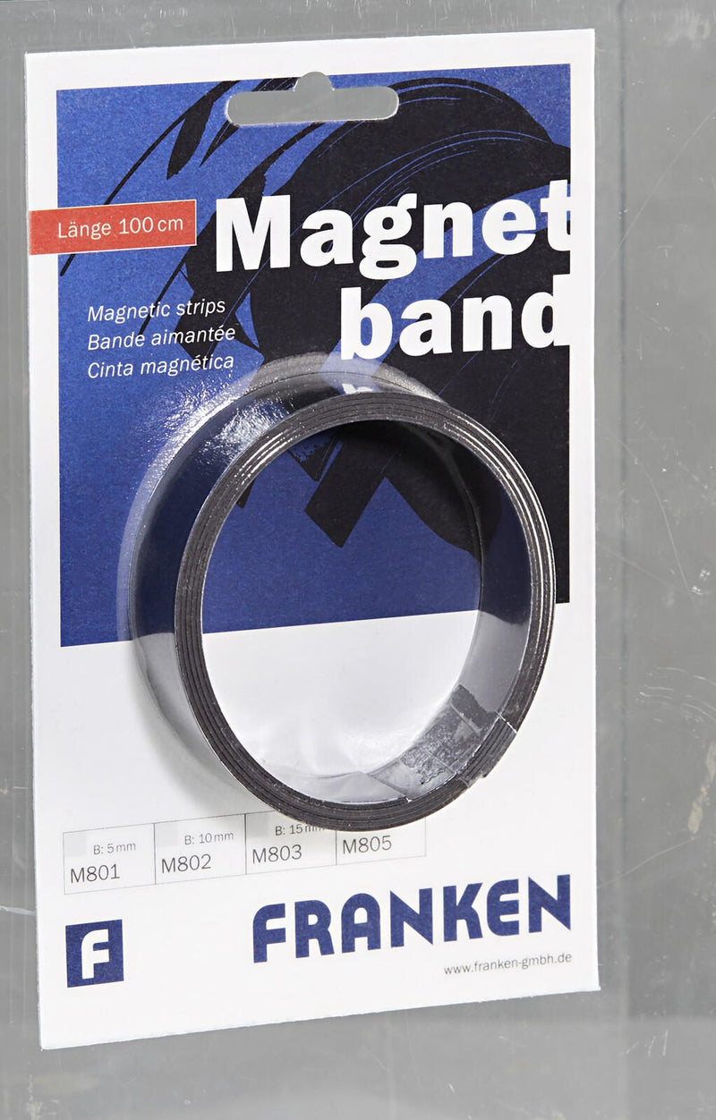 FRANKEN Magnetband 2,0 x 100,0 cm schwarz