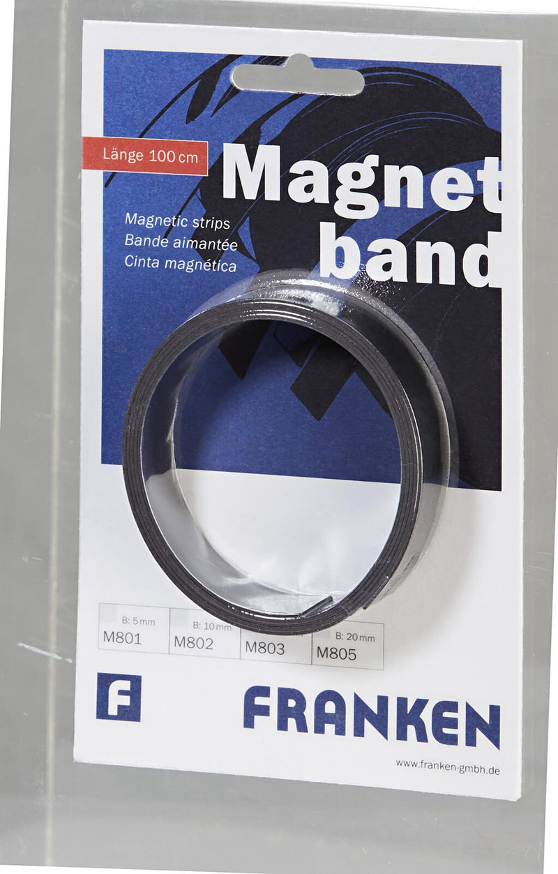 FRANKEN Magnetband 2,0 x 100,0 cm schwarz
