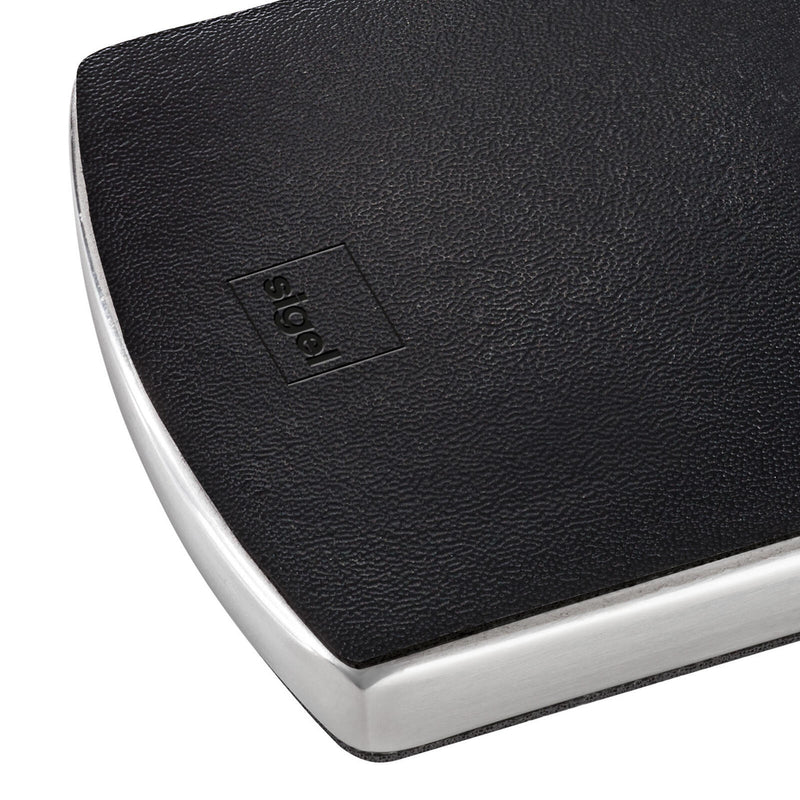 SIGEL Visitenkartenetui 101 x 13 x 60 mm schwarz/silber
