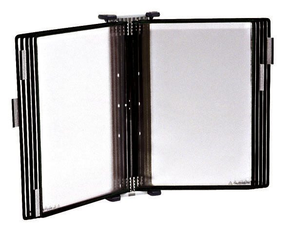 tarifold Wand-Sichttafelsystem Wandsichttafelsystem A4 DIN A4 Schwarz