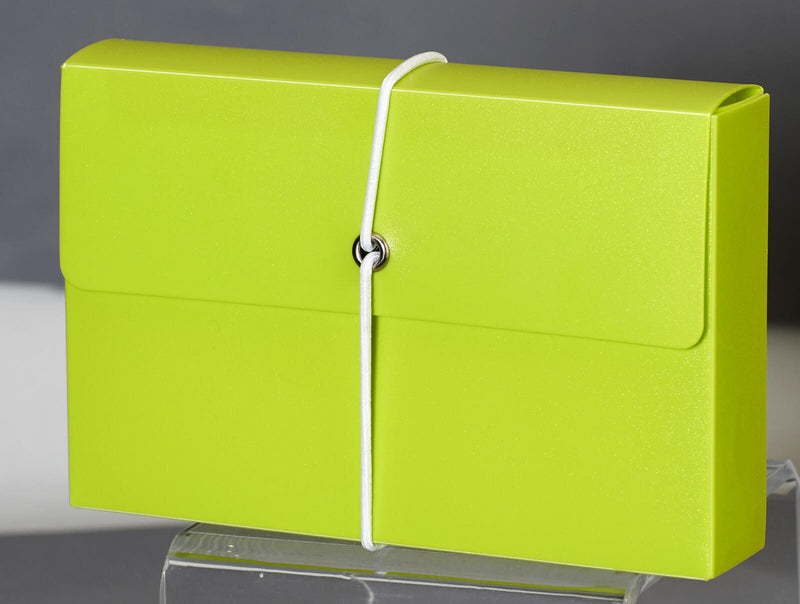 M&M Karteikasten A7 für 100 Karteikarten lime-green