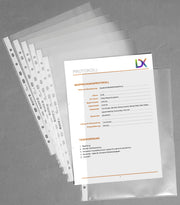 LEITZ Prospekthüllen DIN A4 0.085 mm transparent