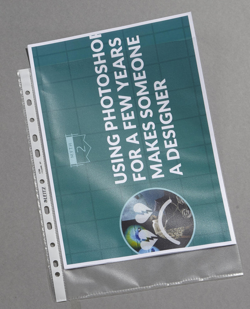 LEITZ Prospekthüllen DIN A4 0.065 mm transparent