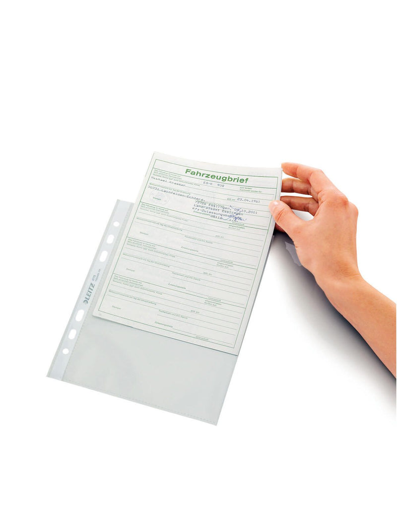 LEITZ Prospekthüllen A5 0.075 mm transparent