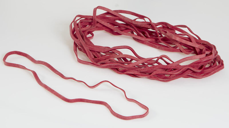 Gowi Gummibänder 15 cm 150 St. rot