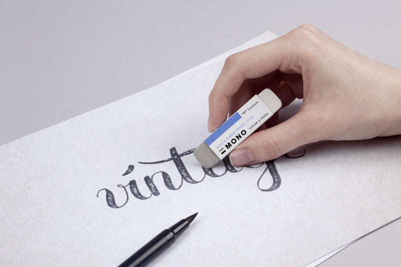 Tombow Radiergummi weiß, grau