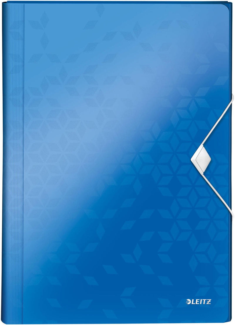 LEITZ Fächermappe DIN A4 6-Fach blau