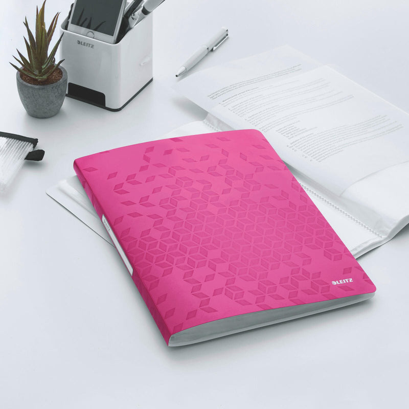 LEITZ Sichtbuch DIN A4 pink-metallic