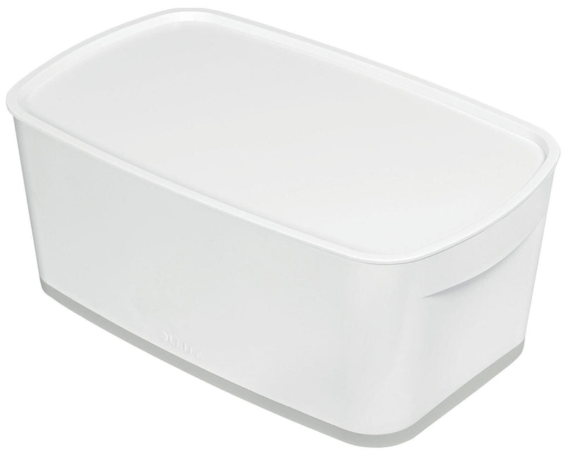 LEITZ Aufbewahrungsbox 5,0 l - 31,8 x 19,1 x 12,8 cm perlweiß/grau