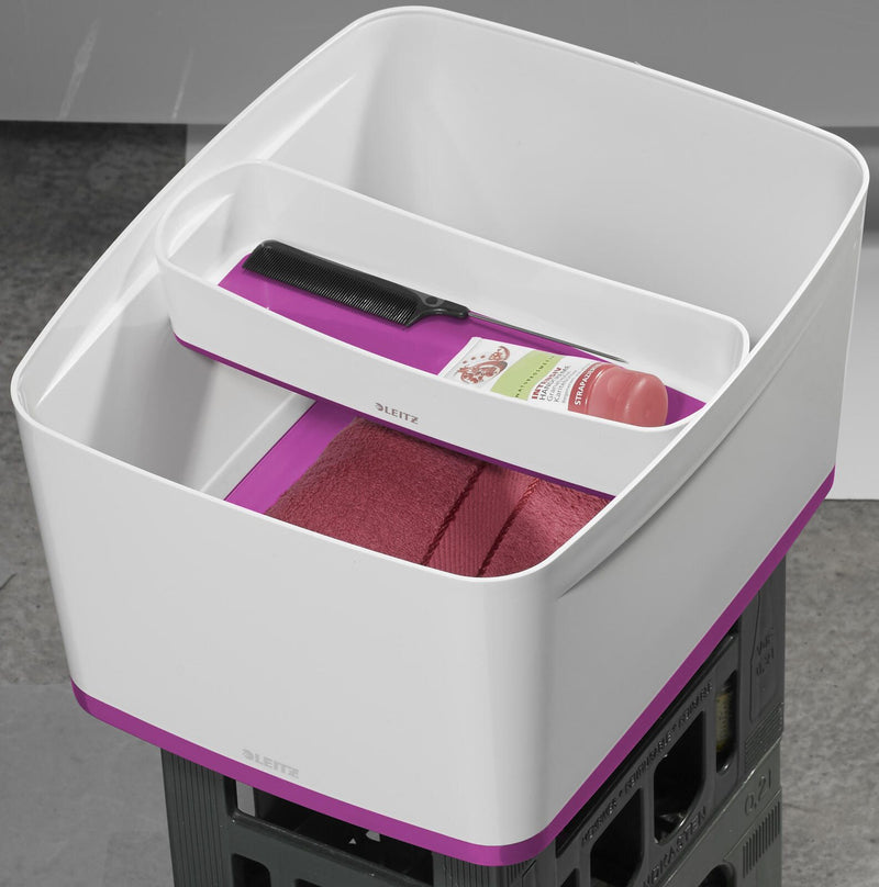 LEITZ Aufbewahrungsbox 18,0 l - 38,5 x 31,8 x 19,8 cm perlweiß/pink