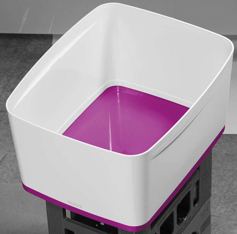 LEITZ Aufbewahrungsbox 18,0 l - 38,5 x 31,8 x 19,8 cm perlweiß/pink