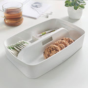 LEITZ Einsatz für Aufbewahrungsboxen 1,5 l - 30,7 x 18,1 x 5,6 cm perlweiß