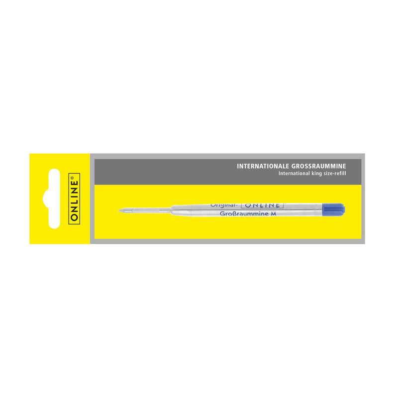 ONLINE® Kugelschreiberminen für Großraumminen-Kugelschreiber 0.6 mm Blau