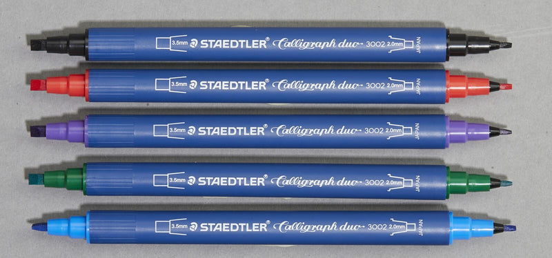 STAEDTLER Filzstifte STAEDTLER Kalligraphie Marker 2.0 + 3.5 mm Mehrfarbig